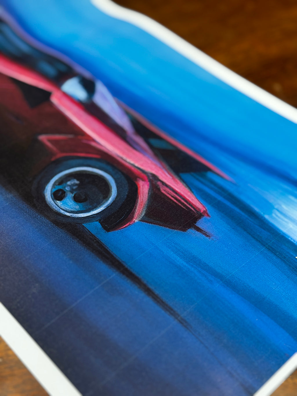 California Dreaming misprints 10x30in gloss poster paper