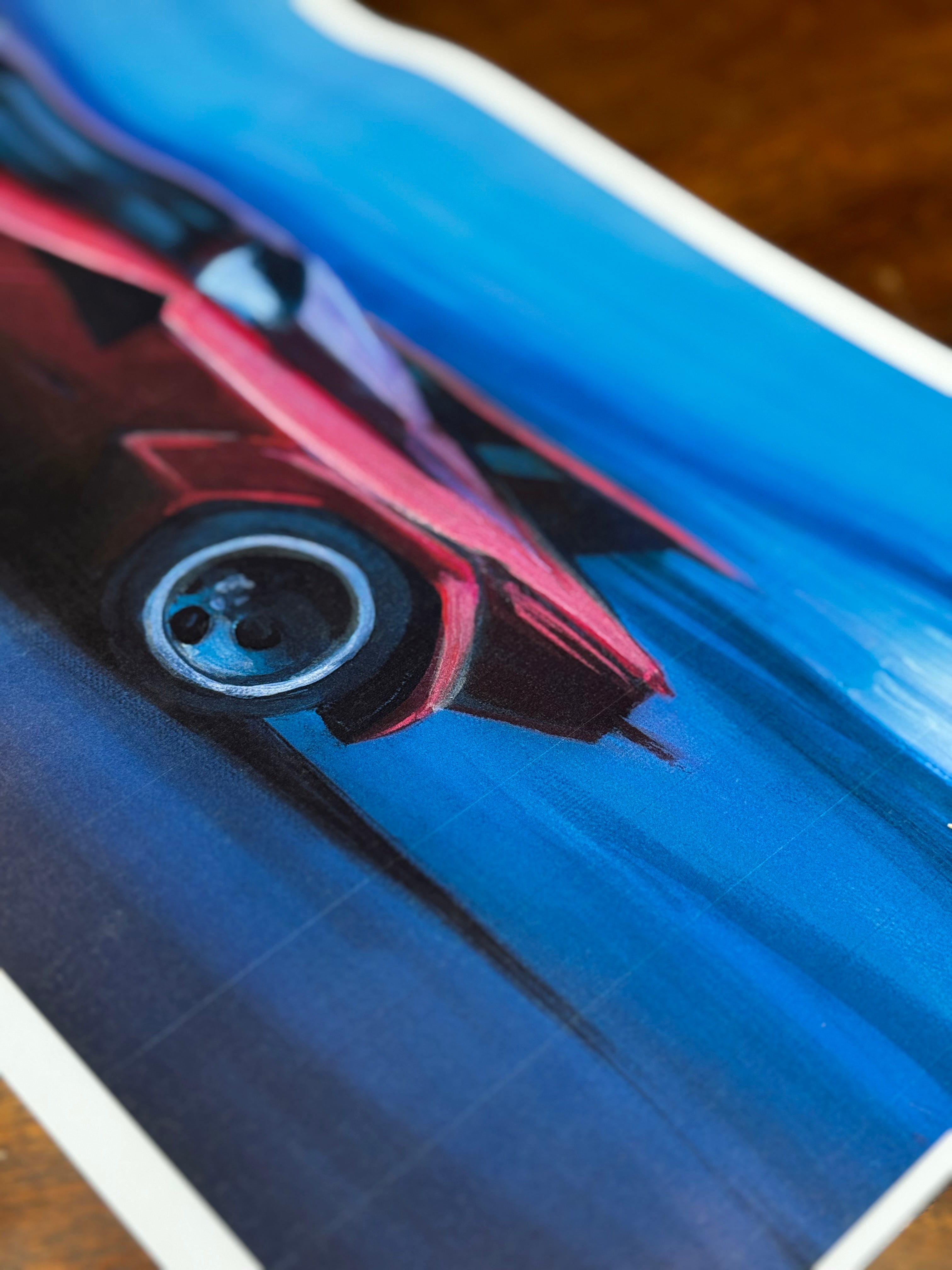 California Dreaming misprints 10x30in gloss poster paper