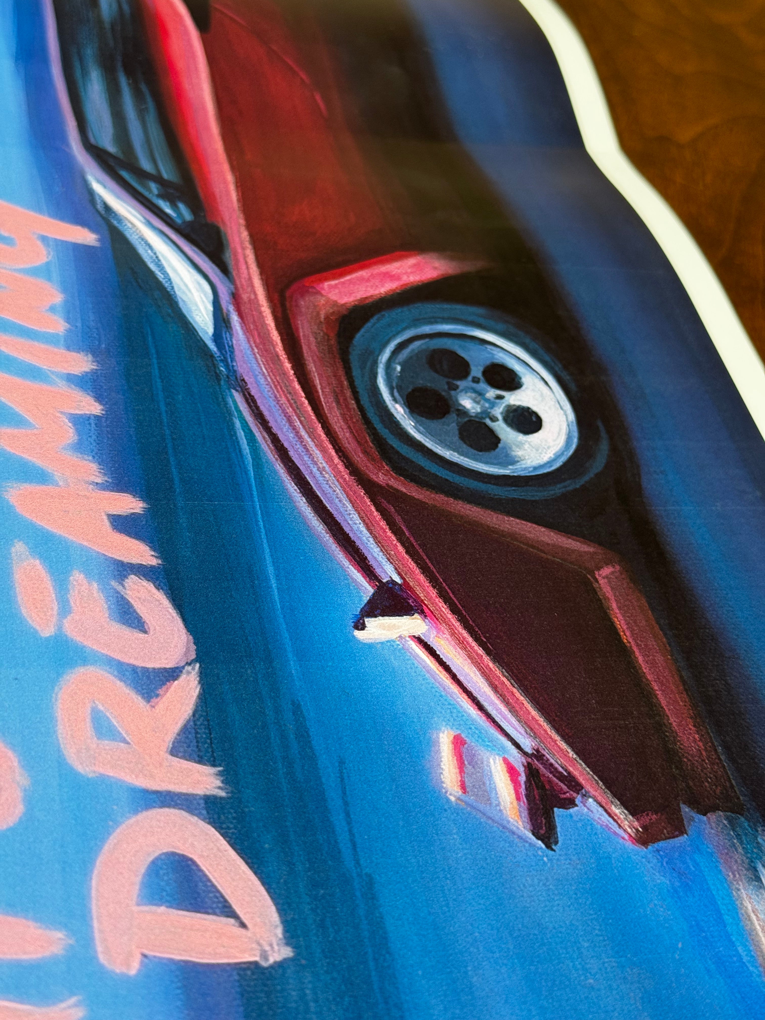 California Dreaming misprints 10x30in gloss poster paper