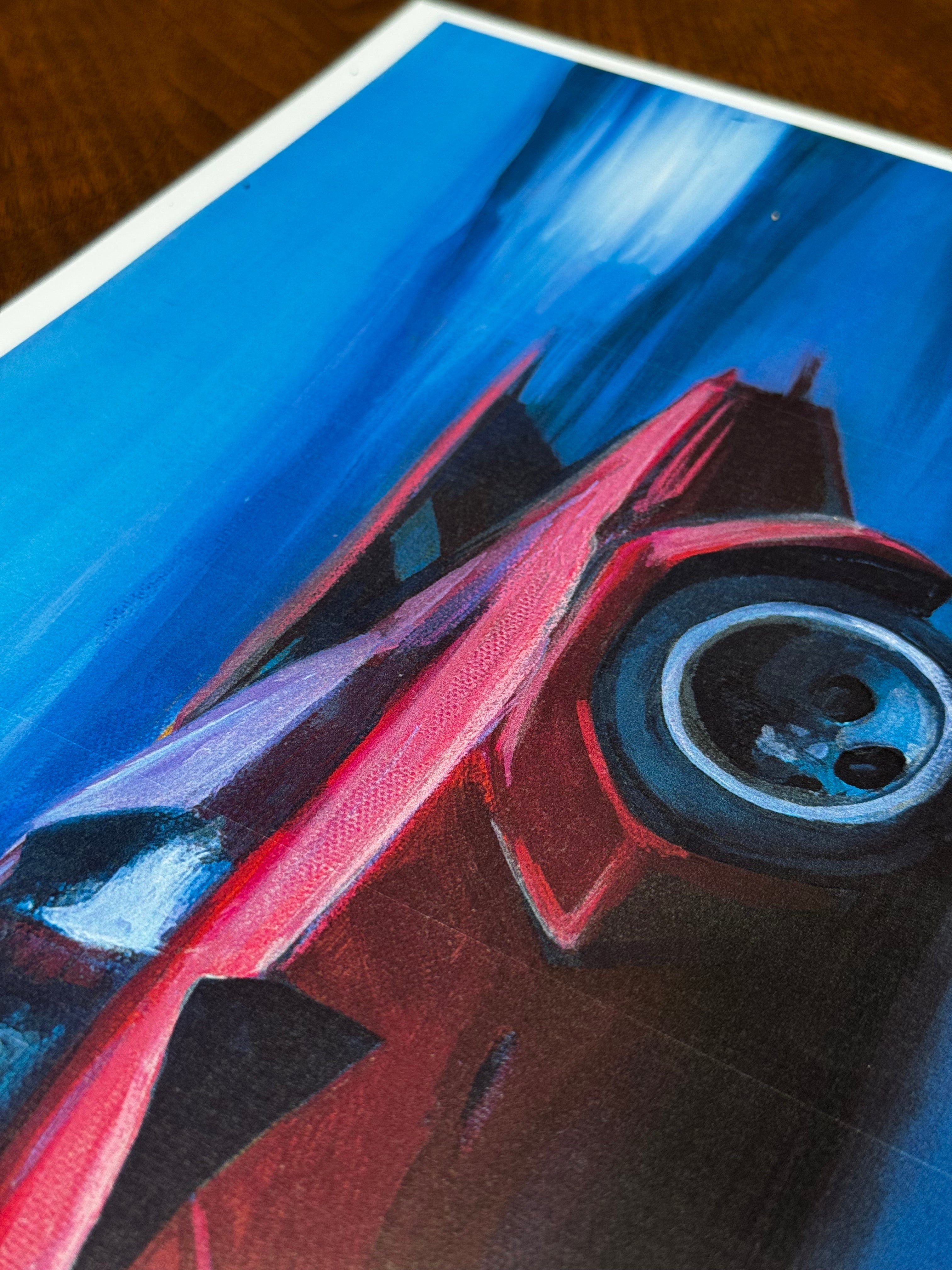 California Dreaming misprints 10x30in gloss poster paper