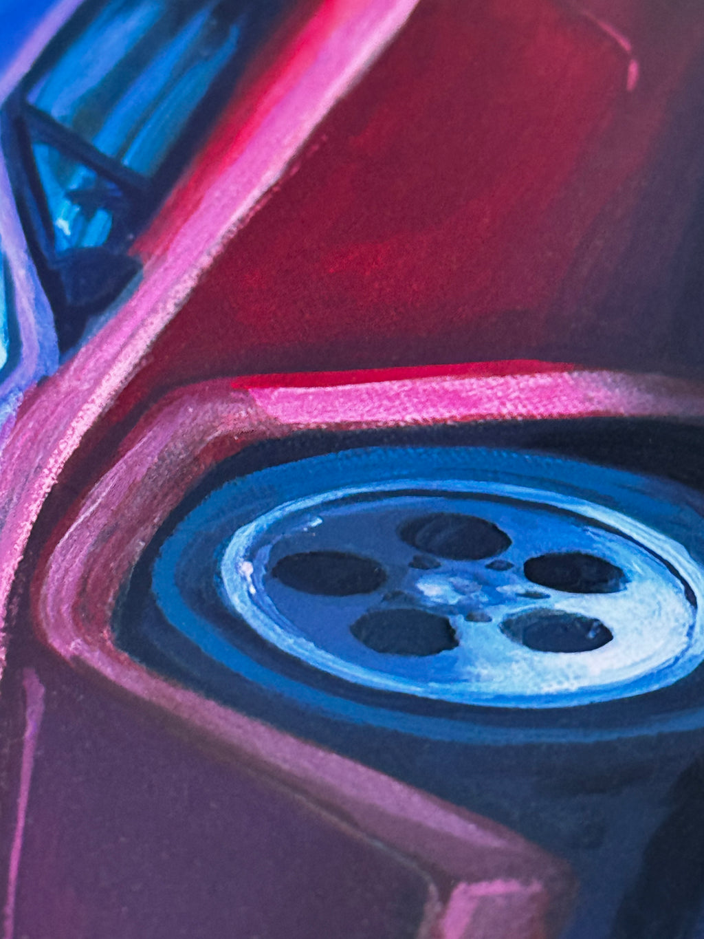 California Dreaming 1 of 2 matte paper print 11x31in
